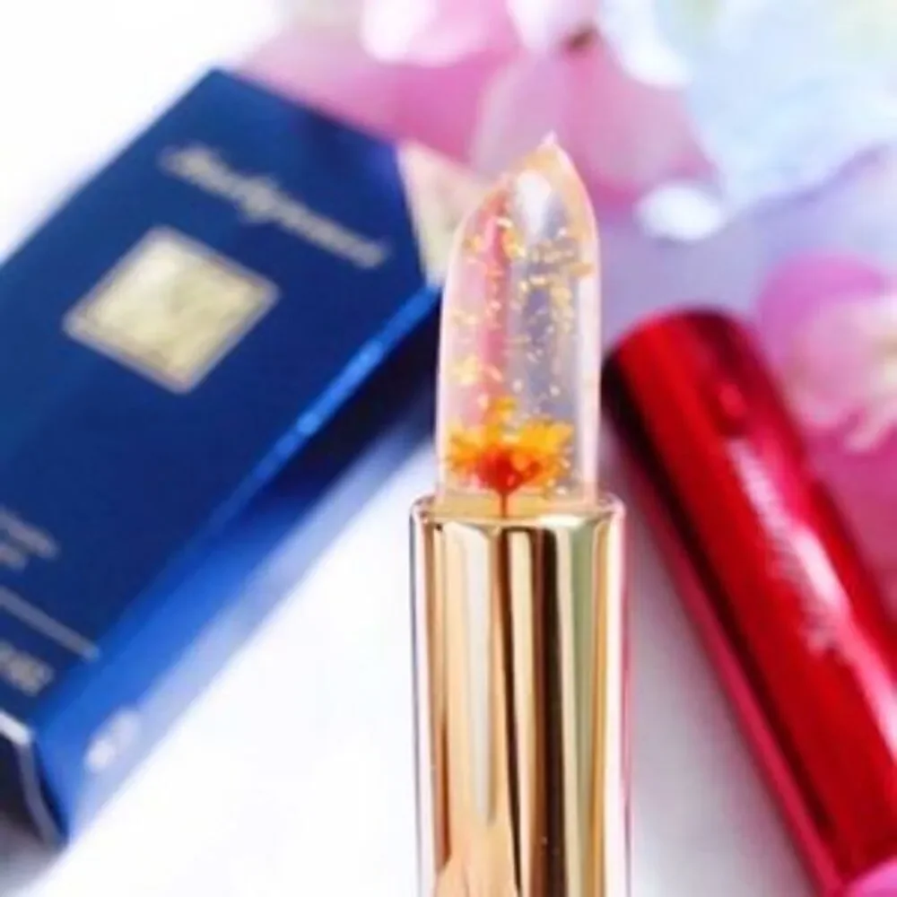 💯 Kuilijumei Jelly Flower Color Change Lipstick